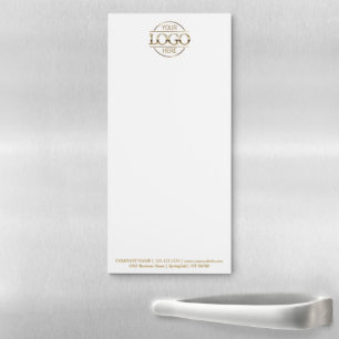 Custom Company Business Logo Promotional Branding Magnetic Notepad