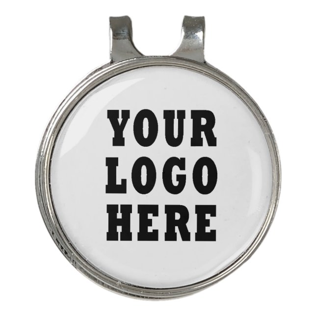 Custom Company Business Logo Promotional Golf Hat Clip (Front)