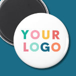 Custom Company Business Logo Promotional Magnet<br><div class="desc">Are you looking for branded giveaways for your business event? Check out this Custom Company Business Logo Promotional magnet. You can easily customize it with your logo and you're done. No minimum orders! Happy branding!</div>