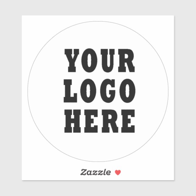 Custom Company Business Logo Promotional Sticker (Sheet)