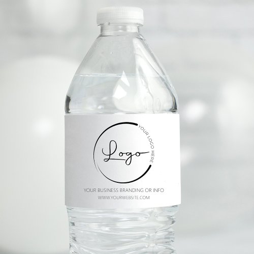 Custom Company Business Logo Promotional Water Bottle Label