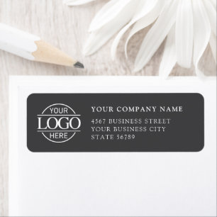 Custom Company Business Logo Return Address Label
