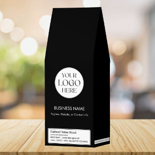 Custom Company Business Logo Simple Roasted Coffee