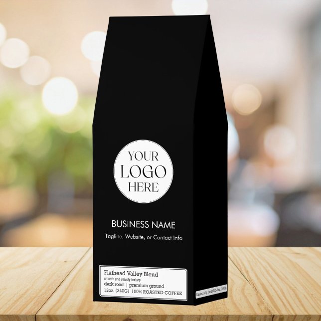 Custom Company Business Logo Simple Roasted Coffee (Creator Uploaded)