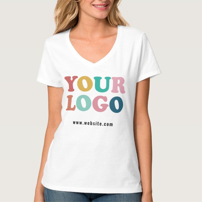 Custom Company Business Logo T-Shirt (Front)