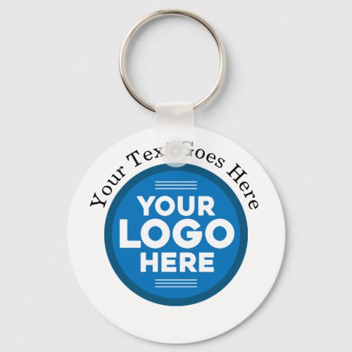 Custom Company Business Logo Template Keychain