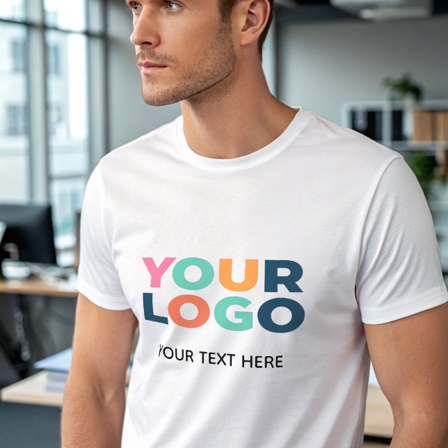Custom Company Business Logo text  T-Shirt (Creator Uploaded)