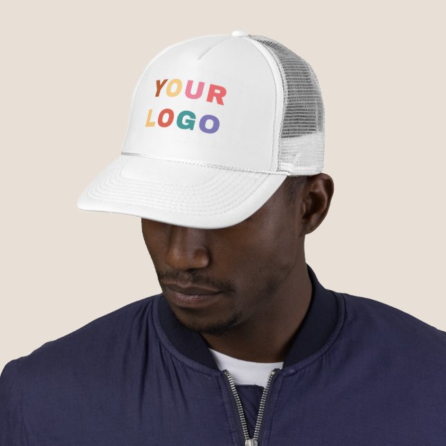 Custom Company Business Logo Trucker Hat (In Situ)