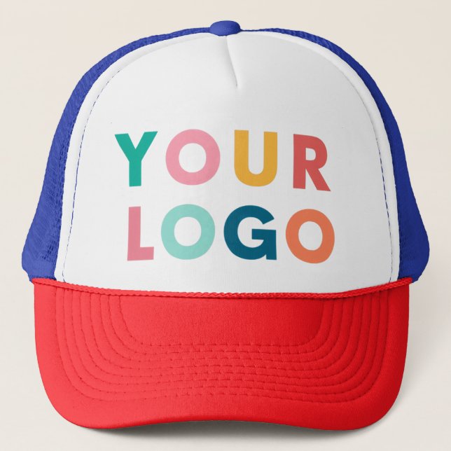 Custom Company Business Logo Trucker Hat (Front)