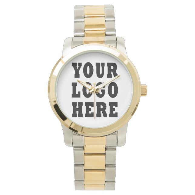 Custom Company Business Logo  Watch (Front)