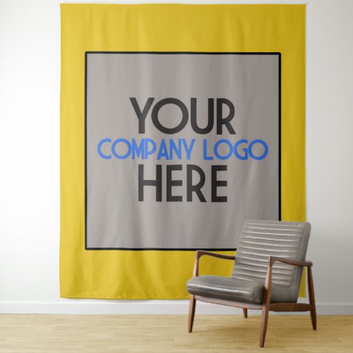 Custom Company Business Logo Yellow Backdrop