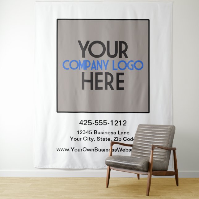 Custom Company Business Trade Show Logo Backdrop (In Situ)