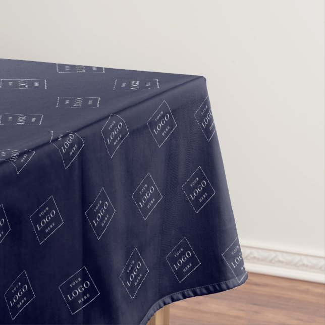 Custom Company Business Your Logo Here Promotional Tablecloth (In Situ)