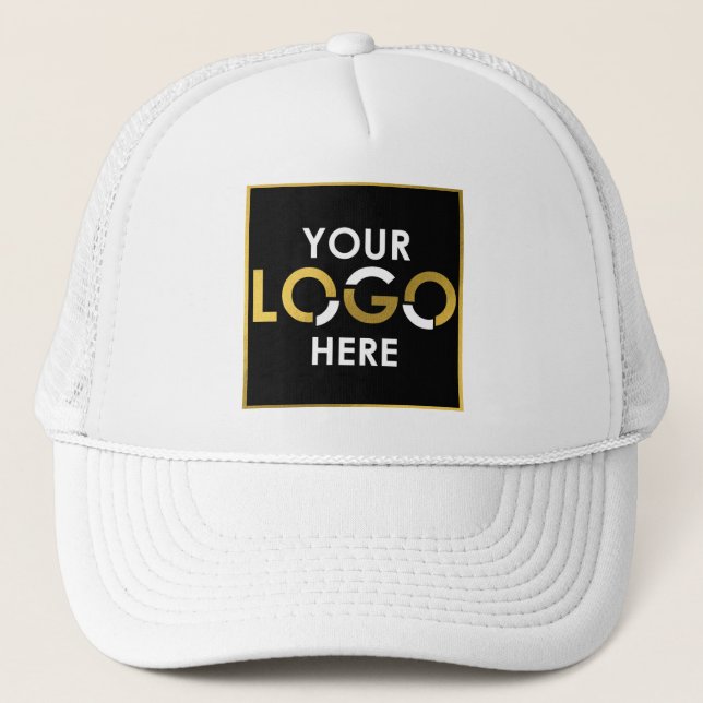 Custom Company Business Your Logo Here Promotional Trucker Hat (Front)