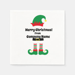 Custom Company Christmas Party Napkins