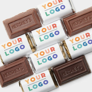 Custom Company Corporate Business Logo Chocolate Hershey's Miniatures