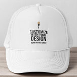 Custom Company Customizable Blank Promotional  Trucker Hat<br><div class="desc">Promote your brand in style with this Customizable Blank Promotional Company Trucker Hat. Designed for comfort and visibility, this classic hat features a mesh back for breathability and a structured front panel perfect for adding your logo, slogan, or company name. Ideal for giveaways, team uniforms, trade shows, and outdoor events,...</div>