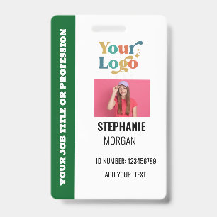 Custom Company Employee ID Photo  Badge