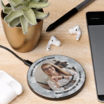 Custom Company Employee Silver Glitters