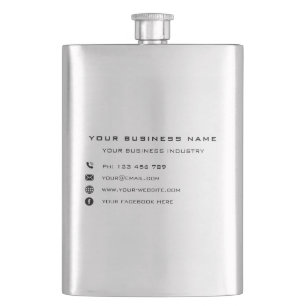 Custom Company Info Personalized Flask Template