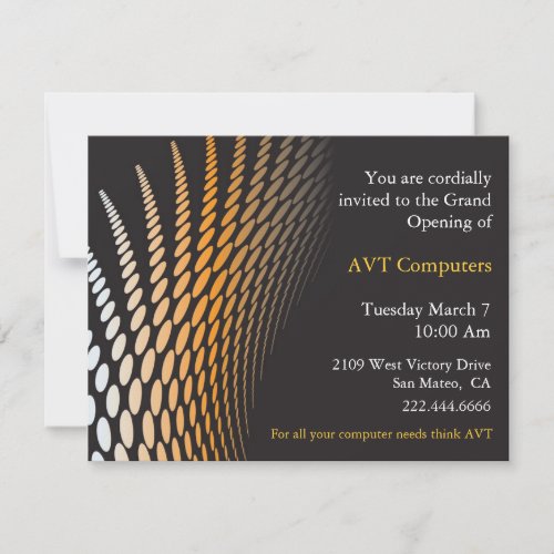 Custom Company Invitation