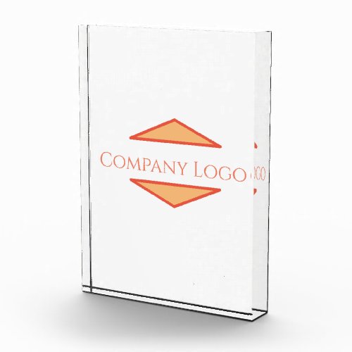 Custom Company Logo  Acrylic Award