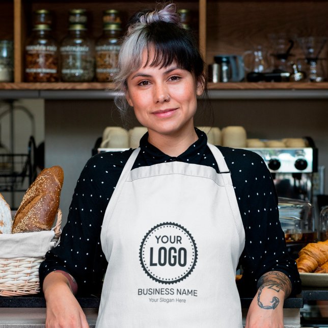 Custom Company Logo And Slogan With Promotional Adult Apron (Creator Uploaded)