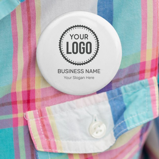 Custom Company Logo And Slogan With Promotional Button (Creator Uploaded)