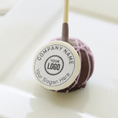 Custom Company Logo And Slogan With Promotional Cake Pops (Front Insitu)