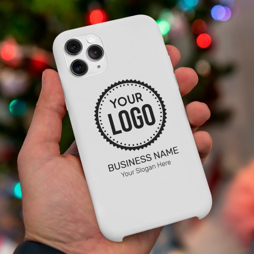 Custom Company Logo And Slogan With Promotional iPhone 13 Pro Max Case