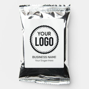 Custom Company Logo And Slogan With Promotional Coffee Drink Mix