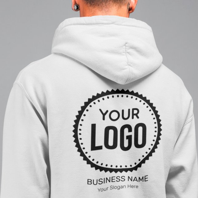 Custom Company Logo And Slogan With Promotional Hoodie (Creator Uploaded)