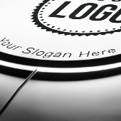 Custom Company Logo And Slogan With Promotional LED Sign (Edge)