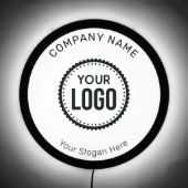Custom Company Logo And Slogan With Promotional LED Sign (Front)