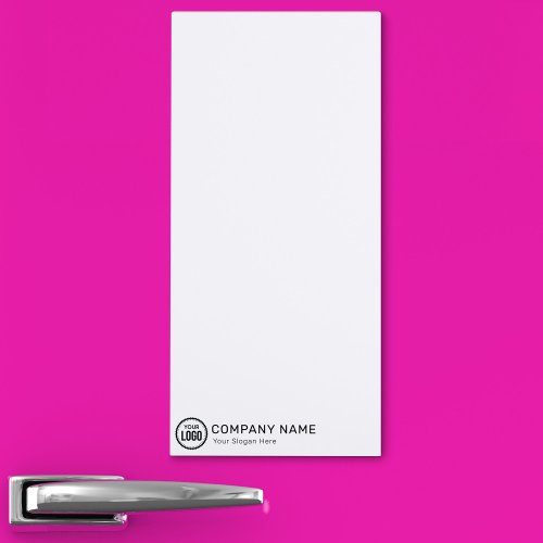 Custom Company Logo And Slogan With Promotional Magnetic Notepad