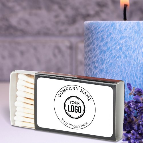 Custom Company Logo And Slogan With Promotional Matchboxes
