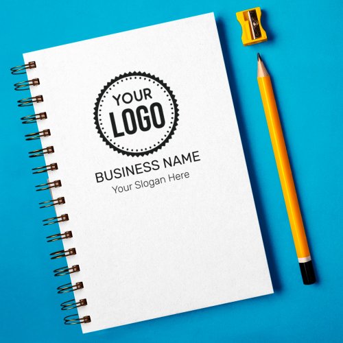 Custom Company Logo And Slogan With Promotional Notebook