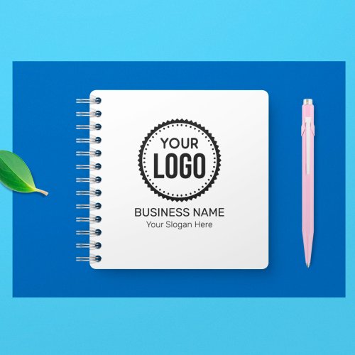 Custom Company Logo And Slogan With Promotional Notebook
