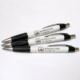 Custom Company Logo And Slogan With Promotional Pen