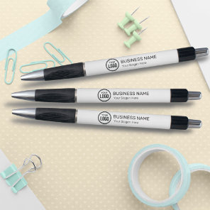 Custom Company Logo And Slogan With Promotional Pen