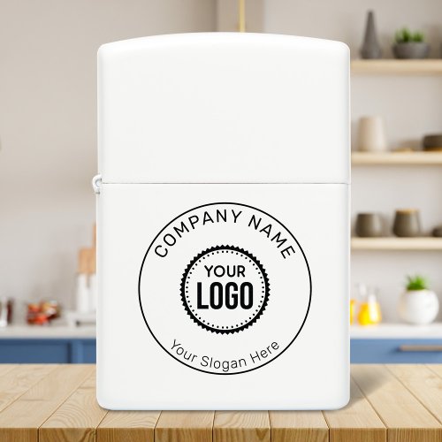 Custom Company Logo And Slogan With Promotional Zippo Lighter