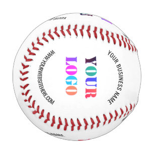 Custom Company Logo and Text Baseball Template