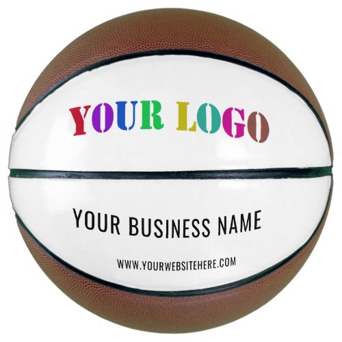 Custom Company Logo and Text Business Basketball