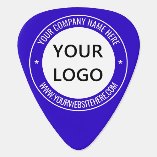 Custom Company Logo and Text Business Guitar Pick