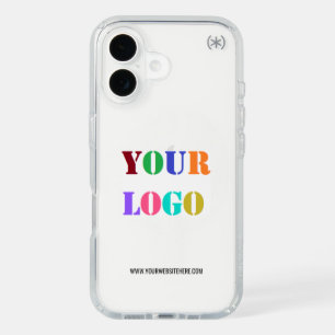 Custom Company Logo and Text Business iPhone Case