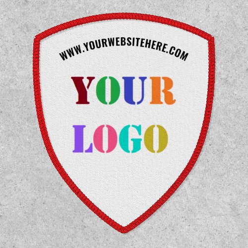 Custom Company Logo and Text Business Patch