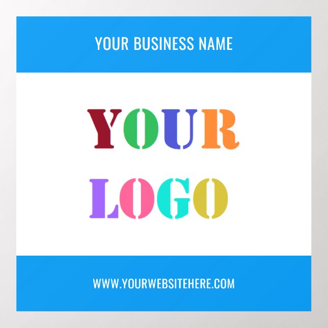 Custom Company Logo and Text Business Wall Decal (Insitu 2)