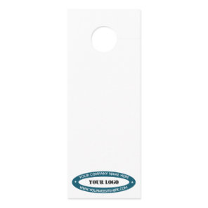 Custom Company Logo and Text Door Hangers