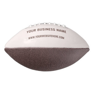 Custom Company Logo and Text Football Template
