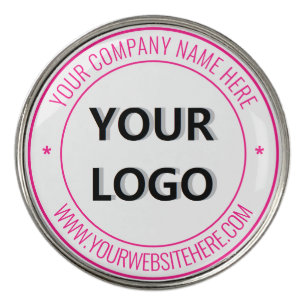 Custom Company Logo and Text Golf Ball Marker